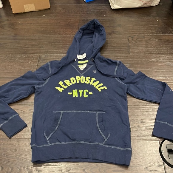Brand new Aeropostale Navy Hoodie size L - Picture 1 of 4